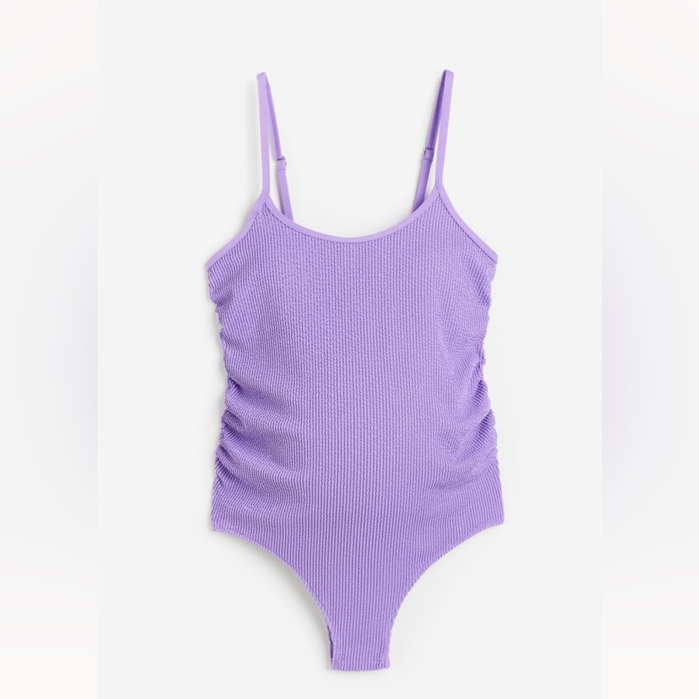 H&M Purple Classic One-Piece Swimsuit